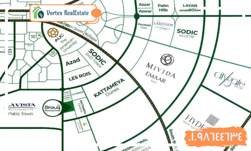 لوكيشن بروق التجمع الخامس